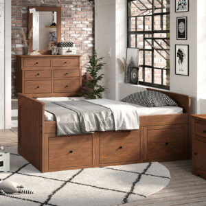 Twin Captain Bed, 1 of 5, Mahogany