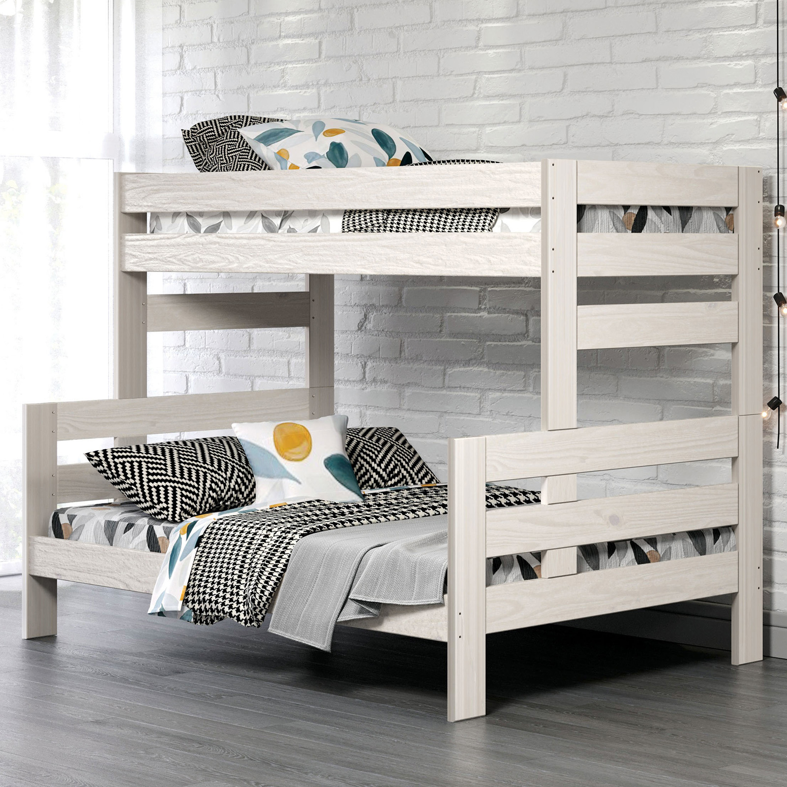Twin/Full Bunkbed, 1 of 3, White