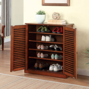 Shoe Cabinet, Antique Oak