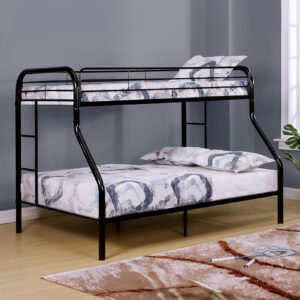 Twin/Full Bunk Bed (Box 2 Of 2), Black