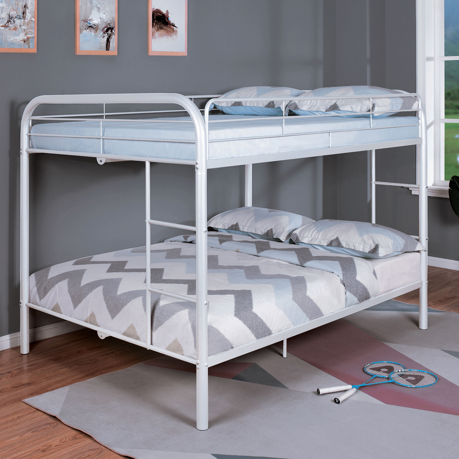 Full/Full Bunk Bed (Box 2 Of 2), White