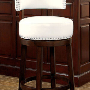 30" Bar Stool, White
