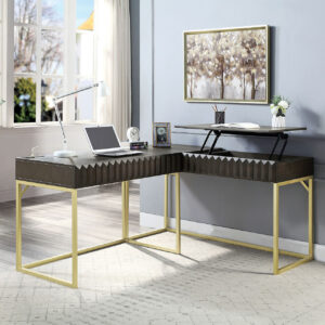Writing Desk w/ USB & Power Outlet & 1Pc Drawer