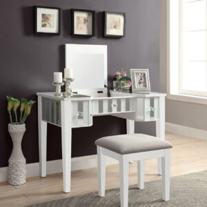 Vanity w/ Stool, White