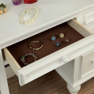 Vanity w/ Stool, White