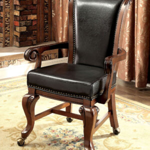 Arm Chair, Brown Cherry