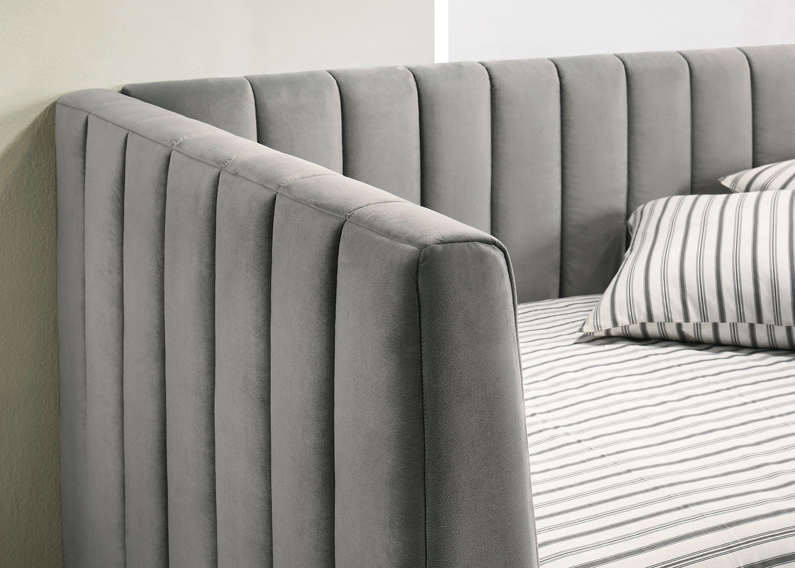 Upholstered Twin Daybed - Daybed Back, Rails