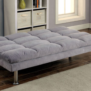 Futon Sofa, Light Gray