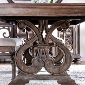 6 Pc. Dining Table Set (2AC+6SC)