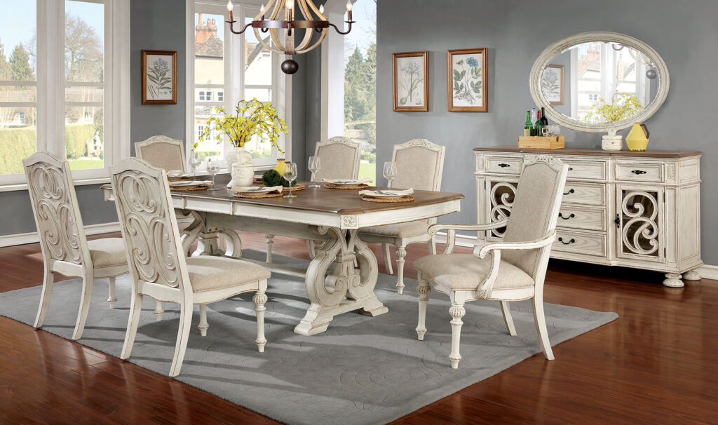 Dining Table w/1*18" Leaf -Base