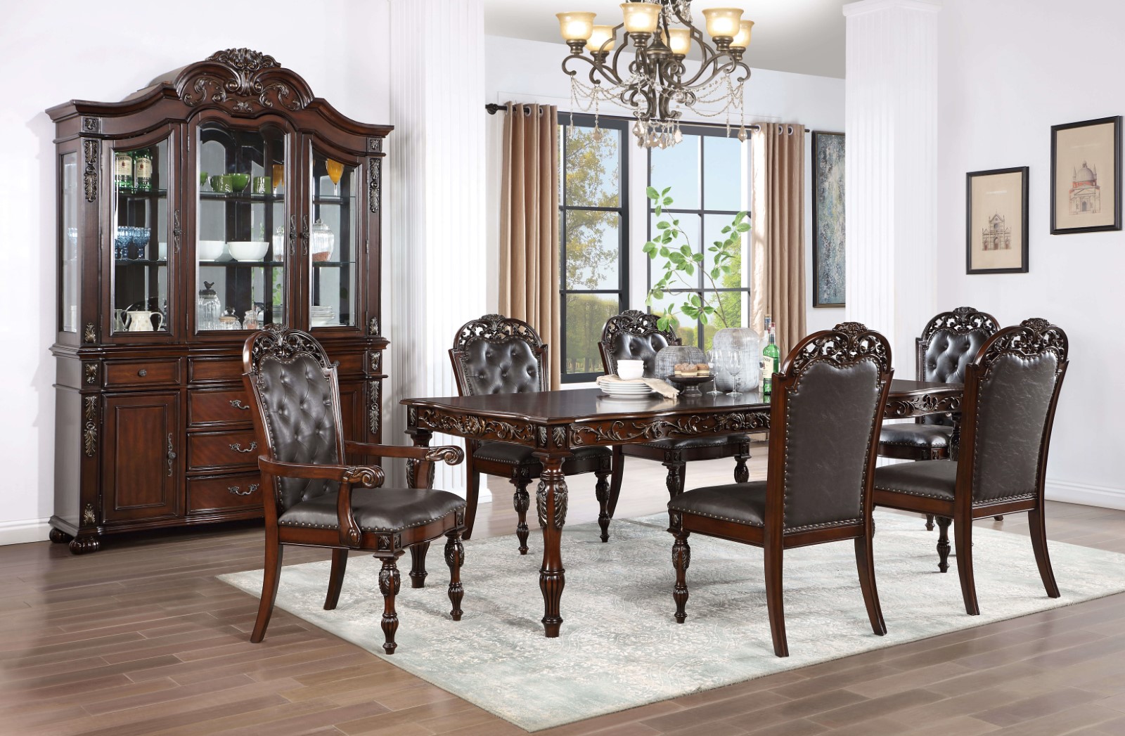 6 Pc. Dining Table Set