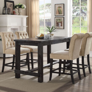 3 Pc. Counter Ht. Table Set w/ Bench