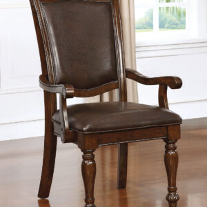 Arm Chair (2/CTN), Brown Cherry