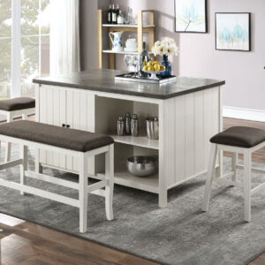 Kitchen Island - Top, Bottom Plate, Shelf, Back Plate