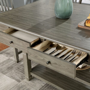 Counter Ht. Table Wine Rack, Shelves