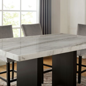 Counter Height Table With Genuine Marble Top - Base