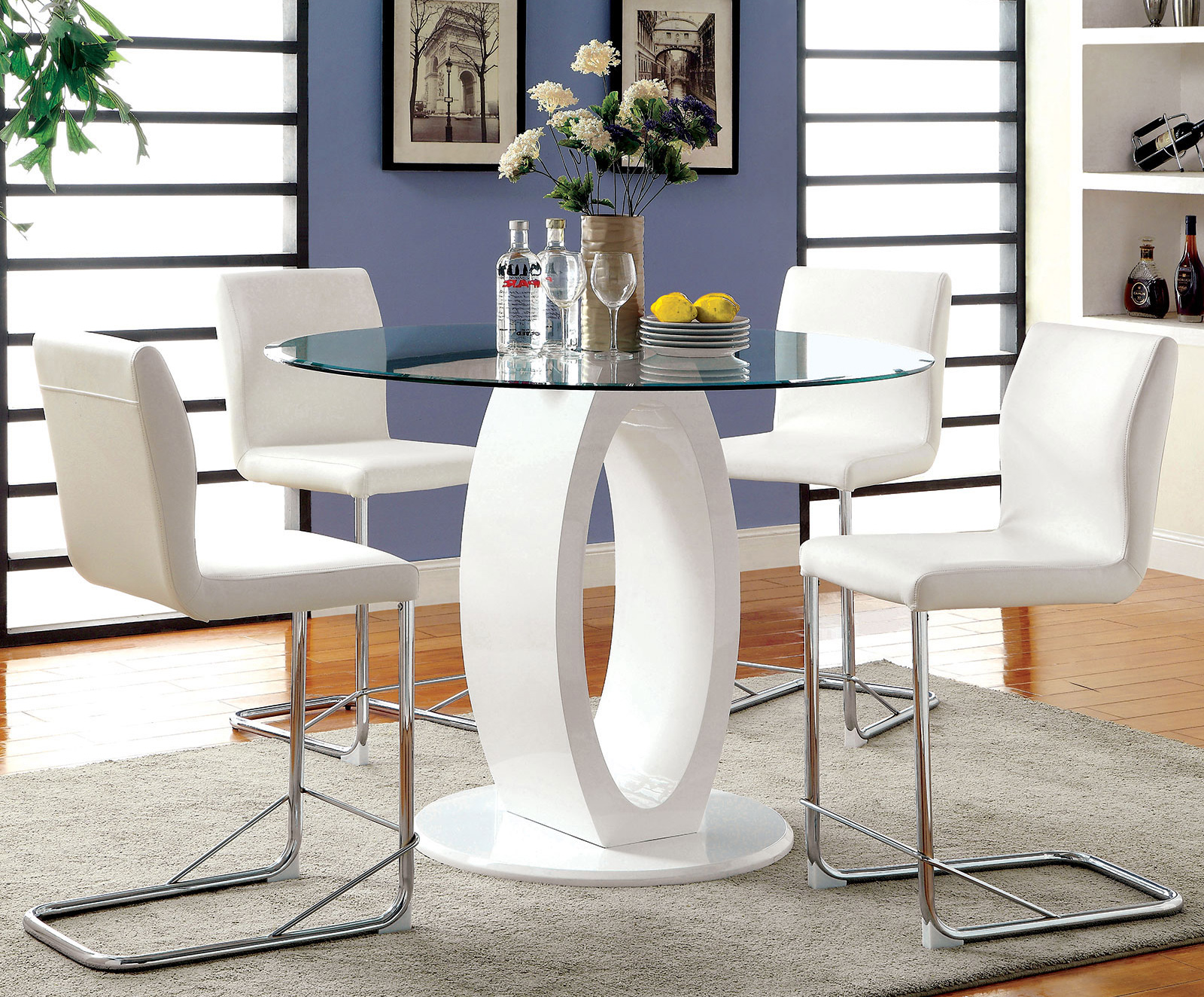 ROUND COUNTER HEIGHT TABLE POST