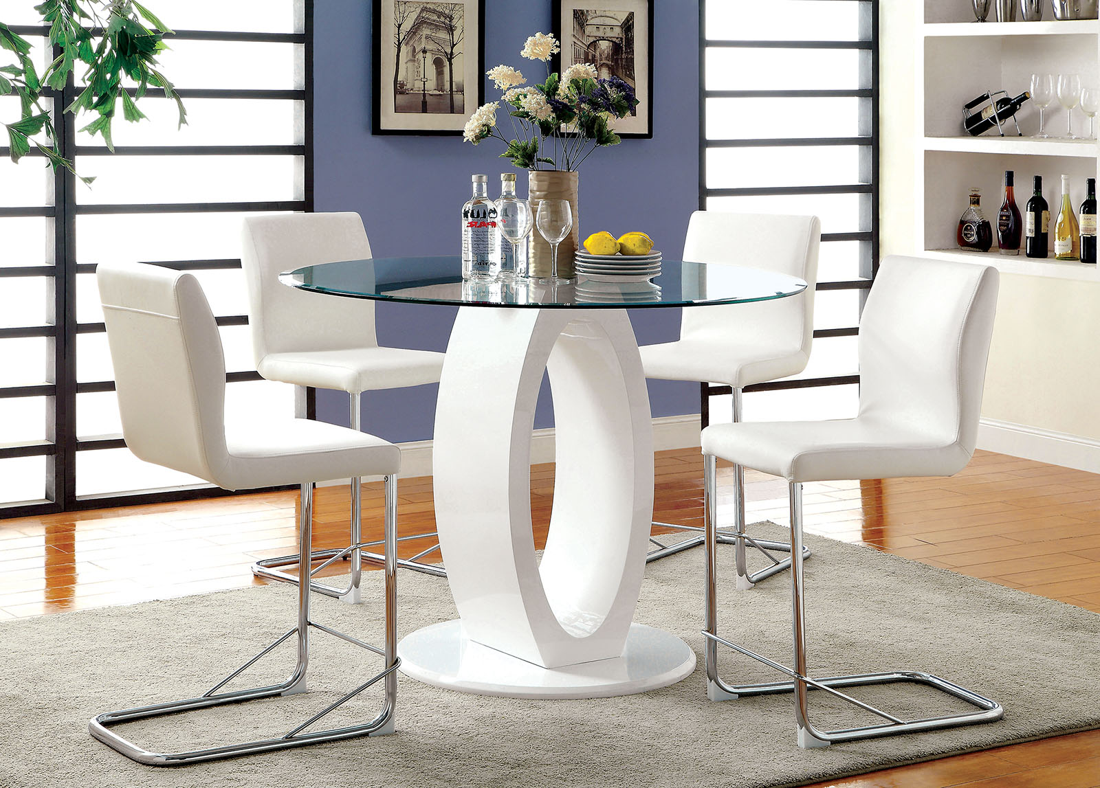 ROUND COUNTER HEIGHT TABLE POST