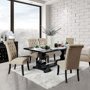 Dining Table Base, Antique Black
