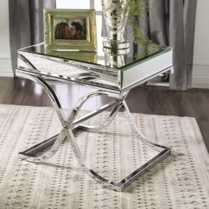 End Table, Chrome