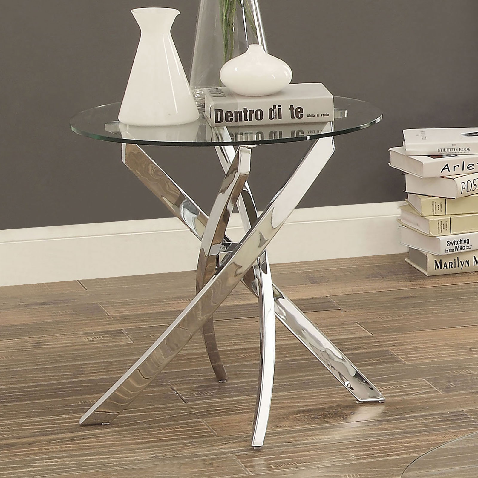 End Table 8mm Clear Tempered Glass Top