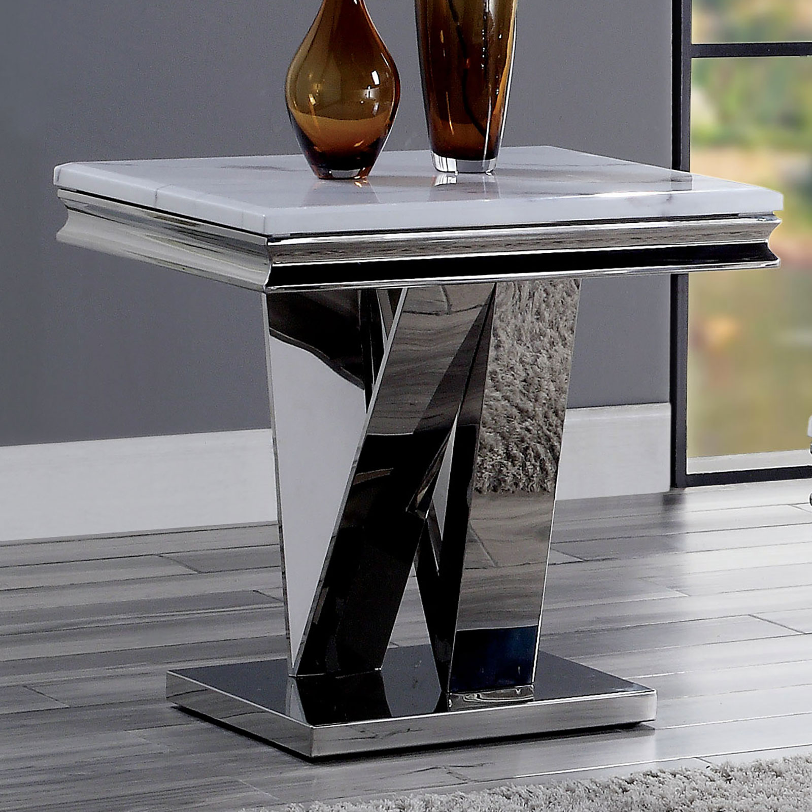 End table 25mm artificial marble top