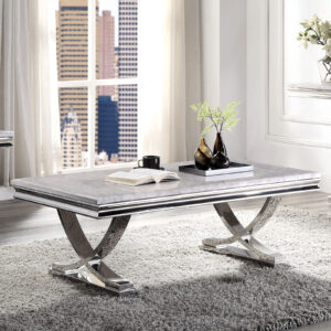Coffee table 25mm artificial marble top