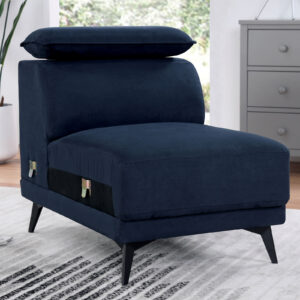 Armless Chair, Navy