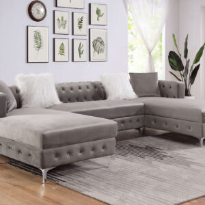 Sectional 1pc Left arm & 1pc right arm, Gray