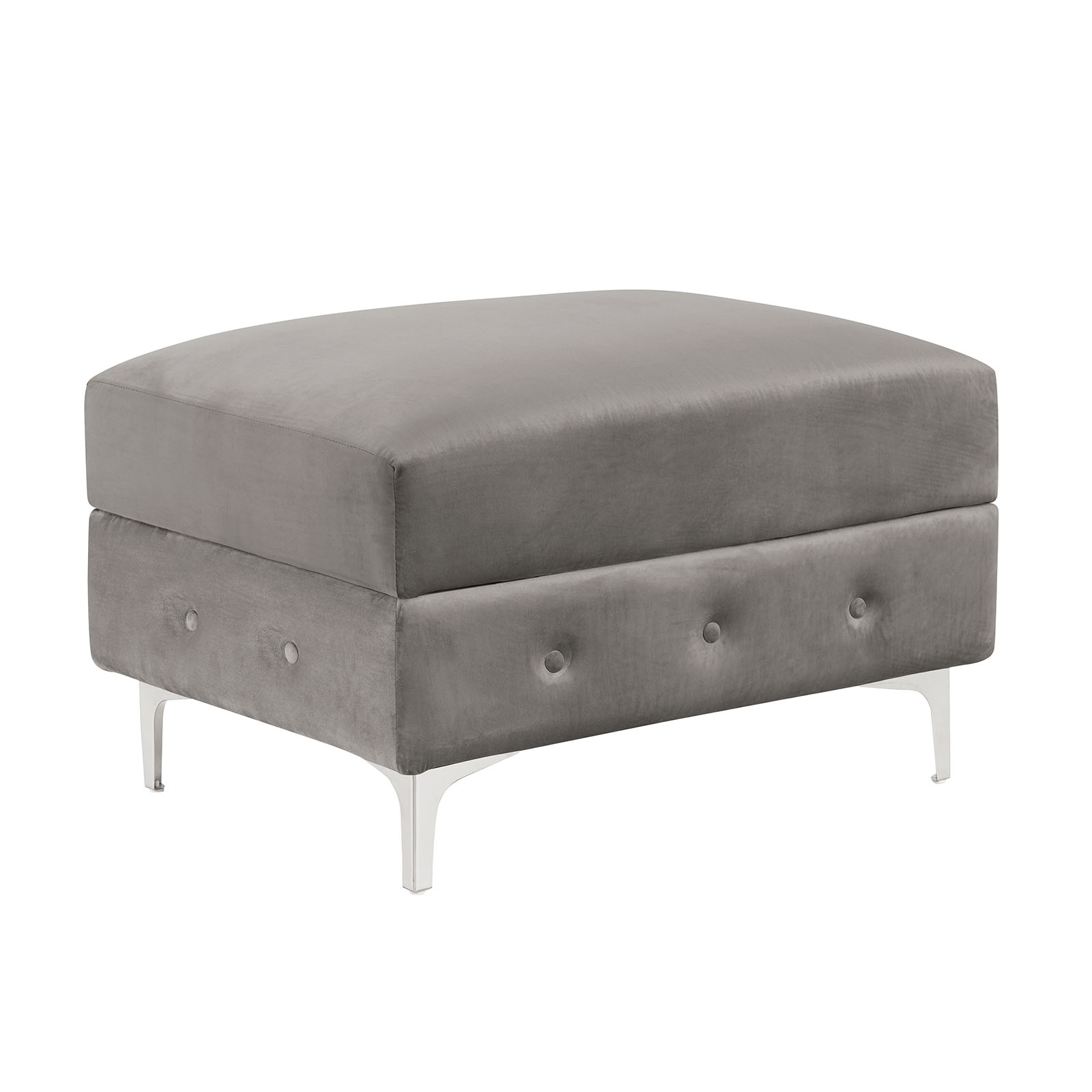 Sectional Right chaise w/ pillows, Gray