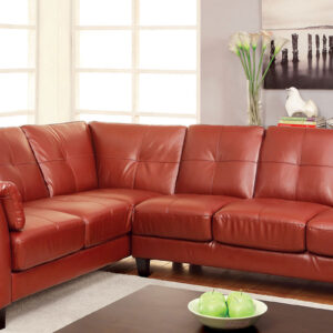 Sectional, Mahogany Red (K/D)