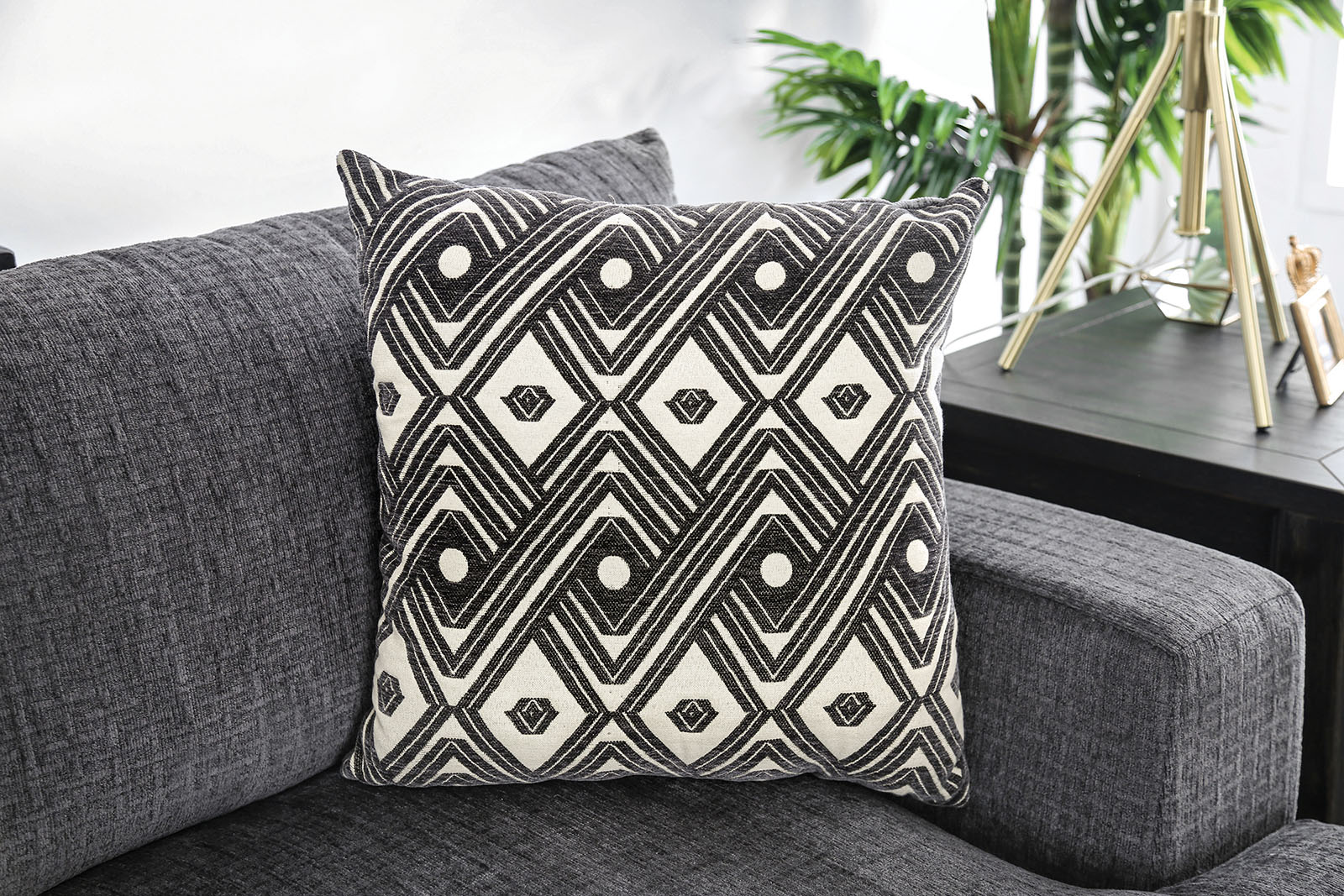 Left One Arm Loveseat w/ Pillow