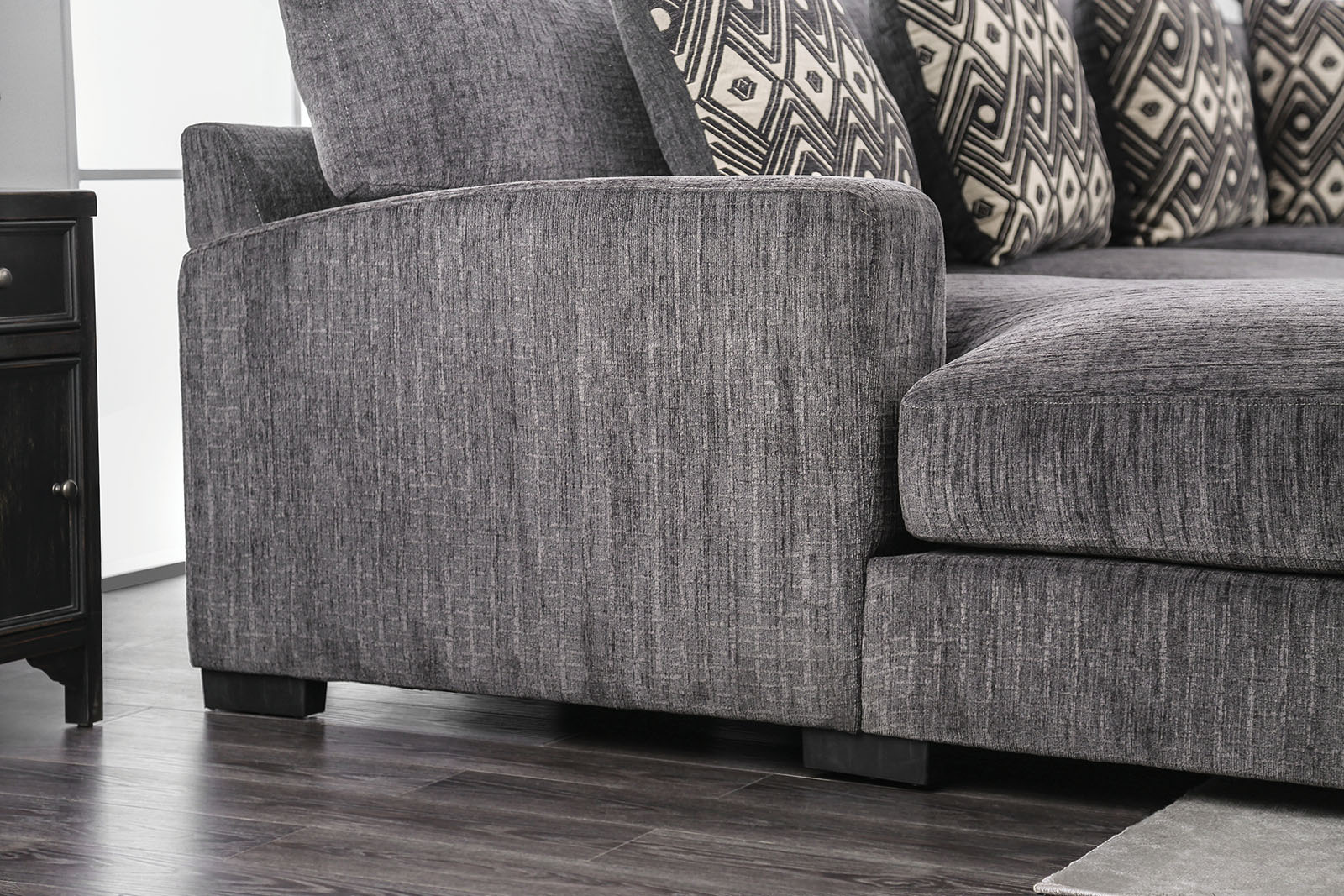Left One Arm Loveseat w/ Pillow