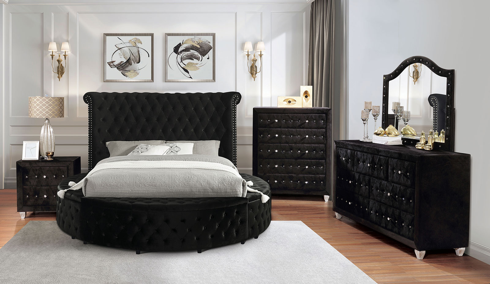 4 Pc. Queen Bedroom Set w/ 2NS