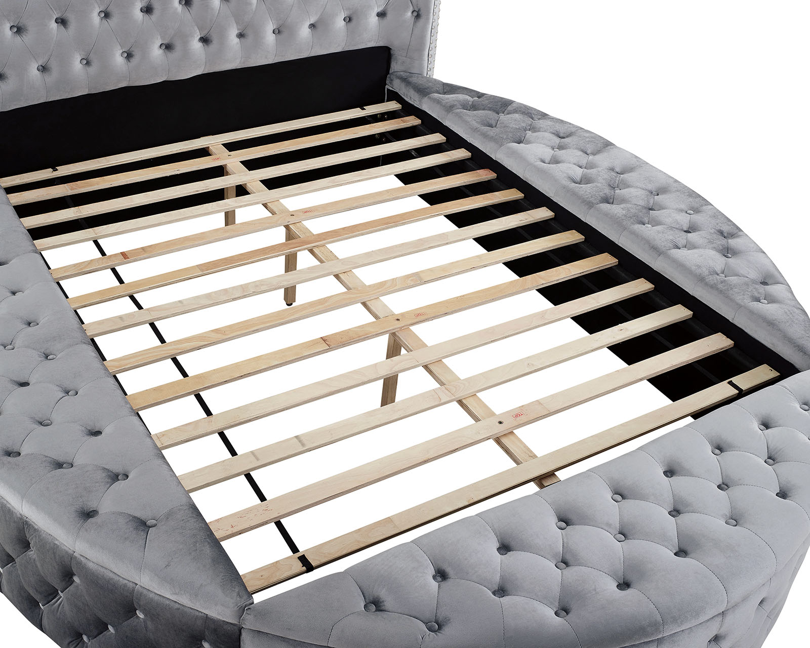 E.King Bed HB legs, storage FB base & Rails - side board, 8pcs supports leg