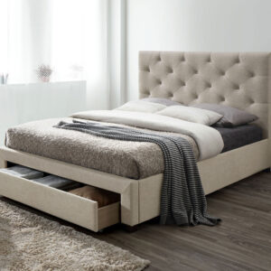 Twin Bed, Beige