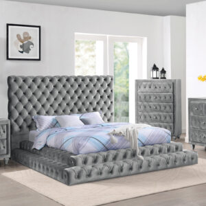 E.King Bed low FB, low Rails