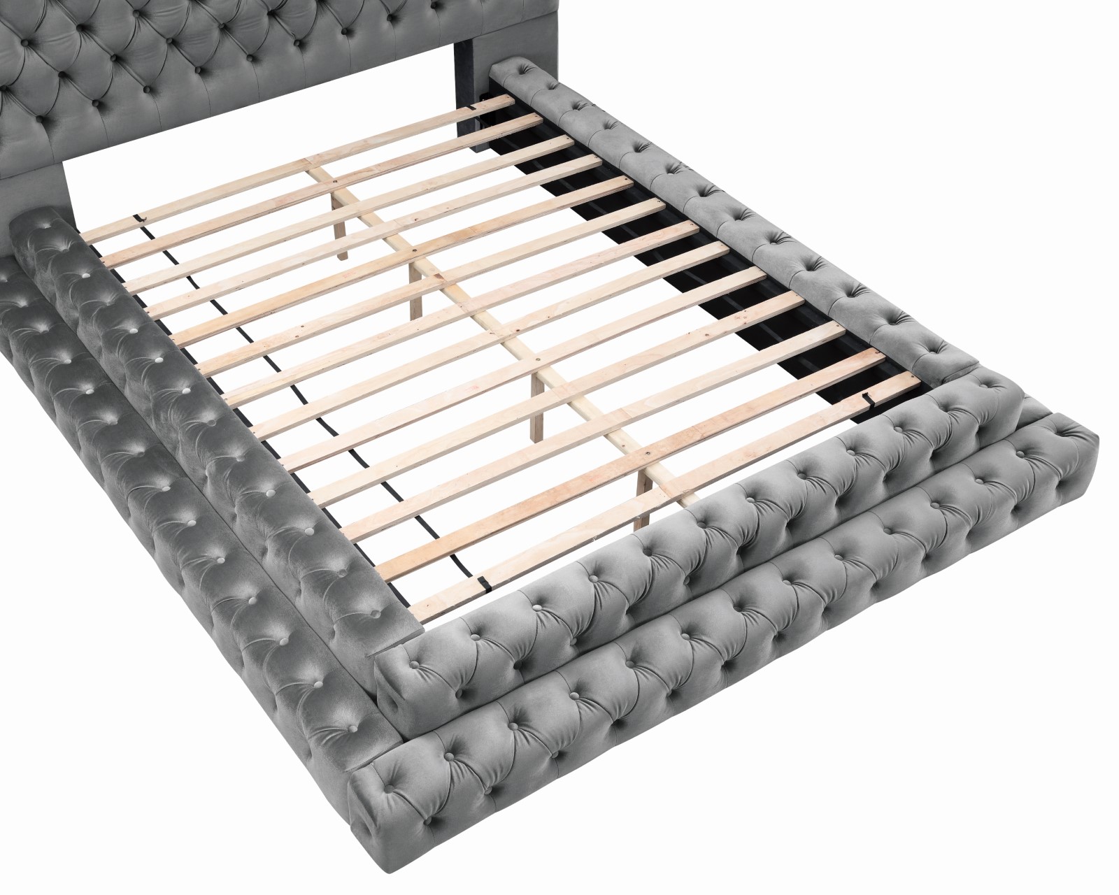Queen Bed high FB, high Rails