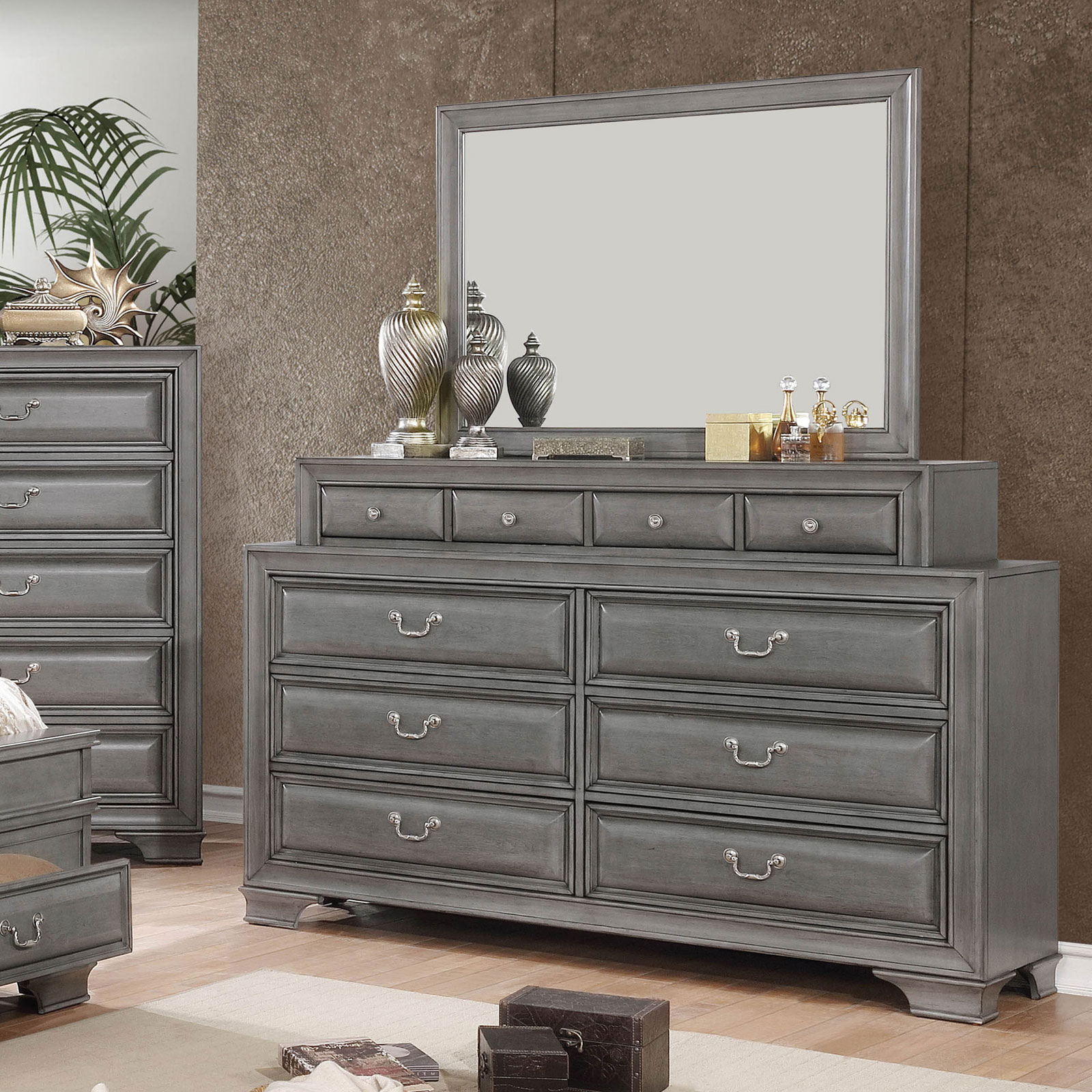 Queen Bed 2 Pc. Drawers For FB