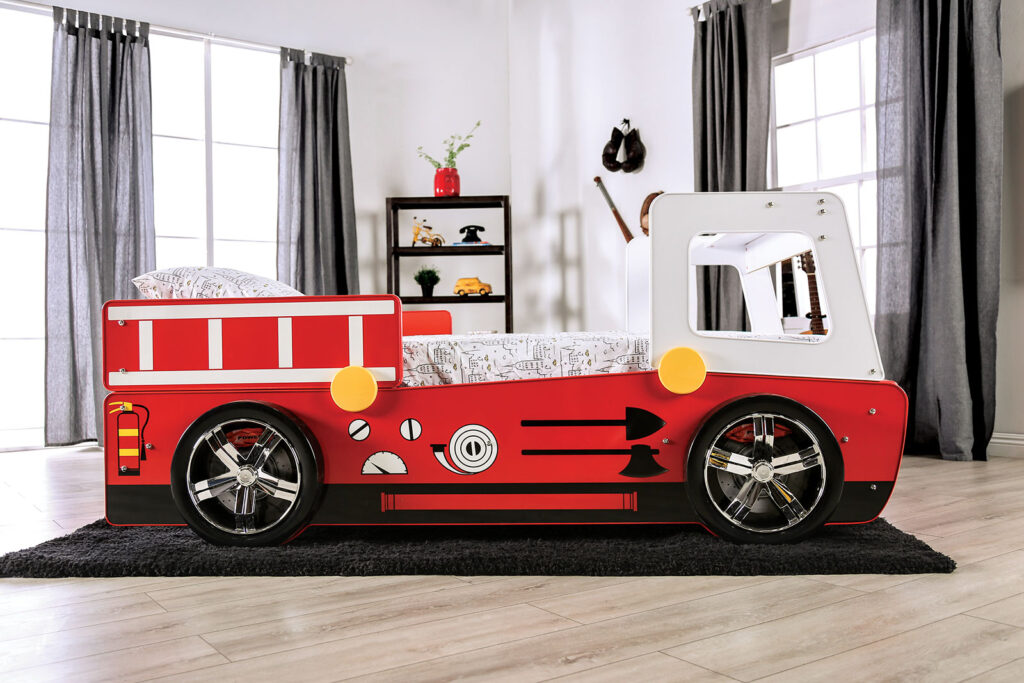 Speedy Fire Engine Bed