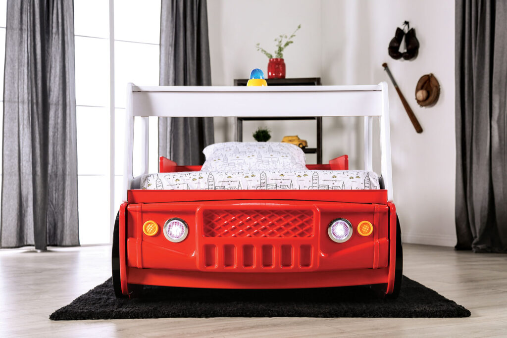 Speedy Fire Engine Bed