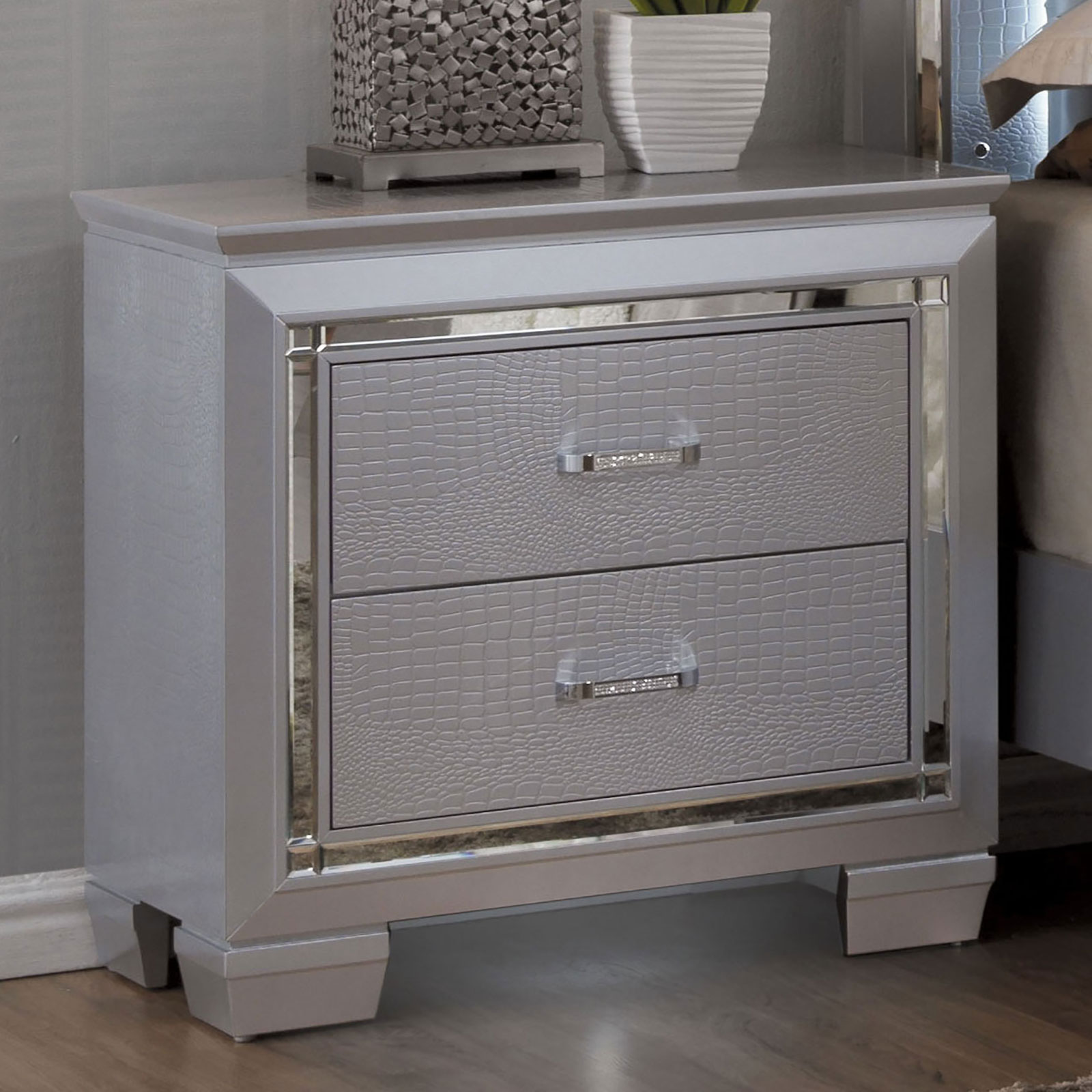 Nightstand, Silver