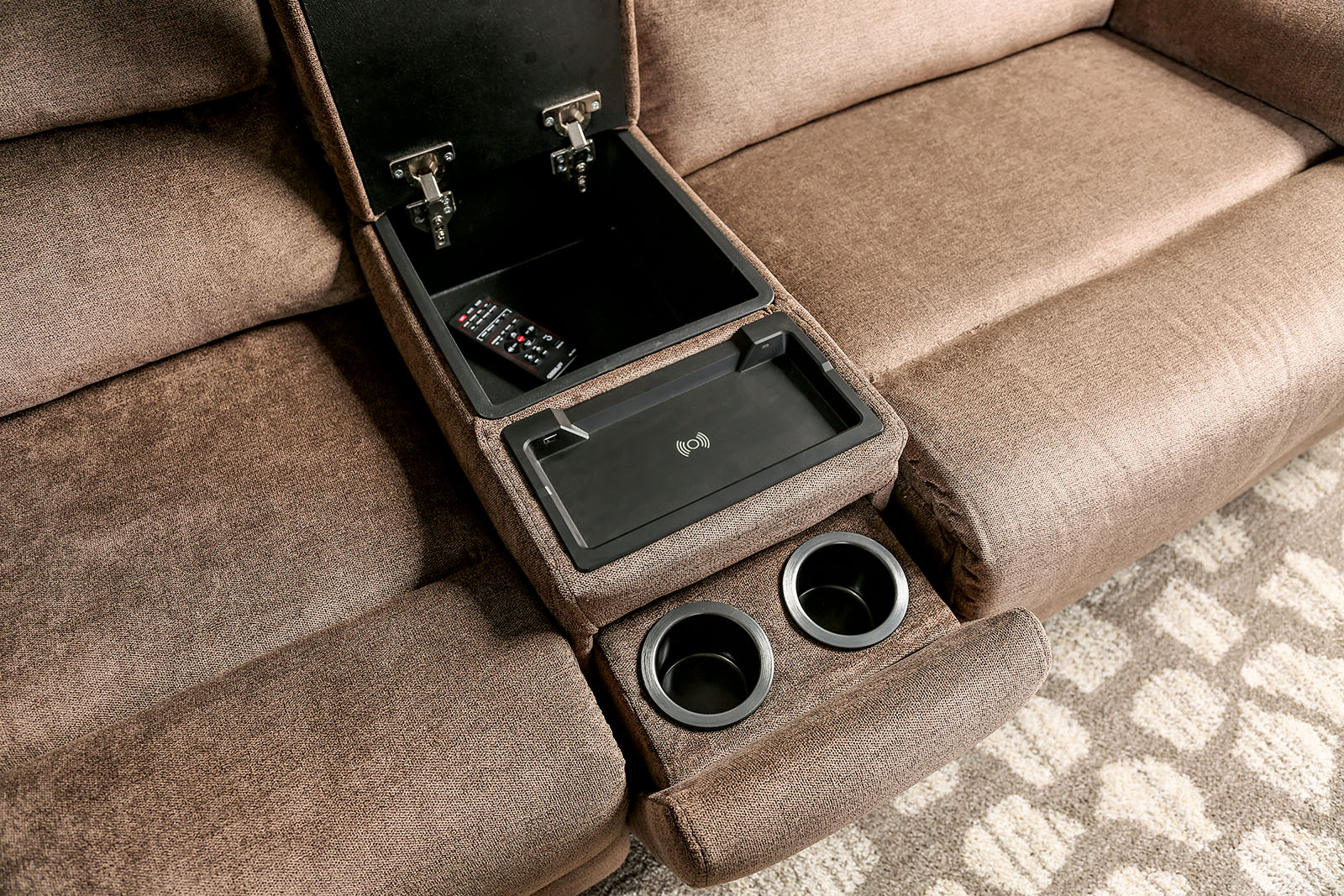 Power Sectional, Brown