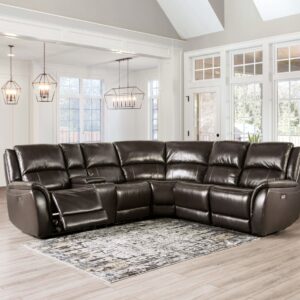 Power Sectional, Espresso