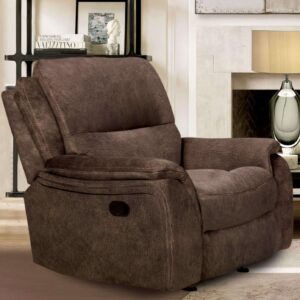 Glider Recliner, Dark Brown