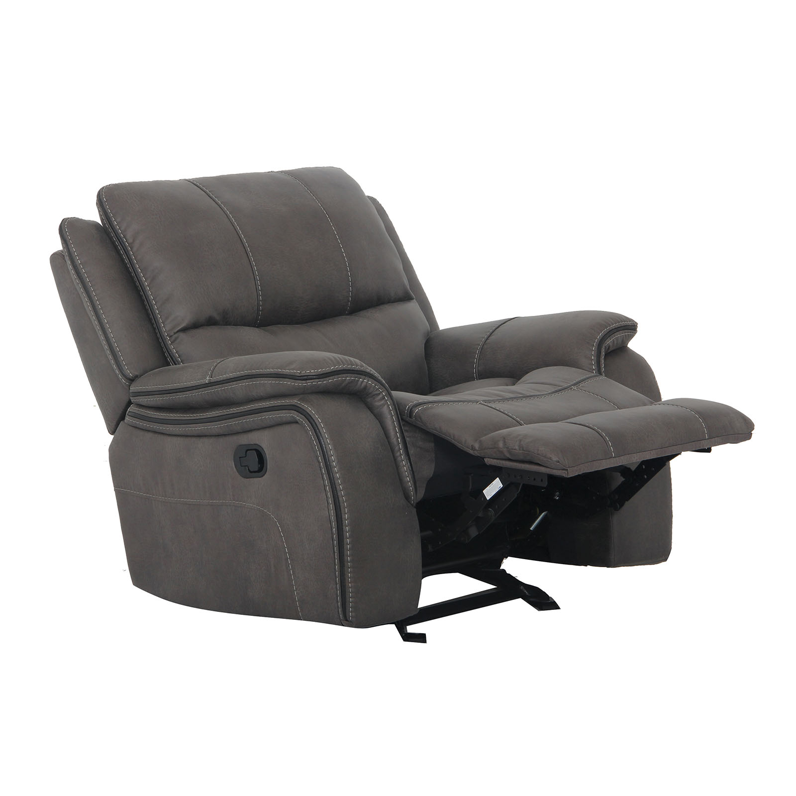 Glider Recliner, Dark Gray