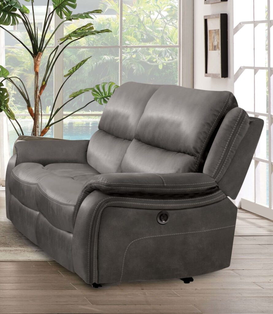 Henricus Loveseat, Dark Gray