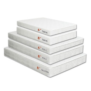 8" Bunkie Board Combo Mattress, Full