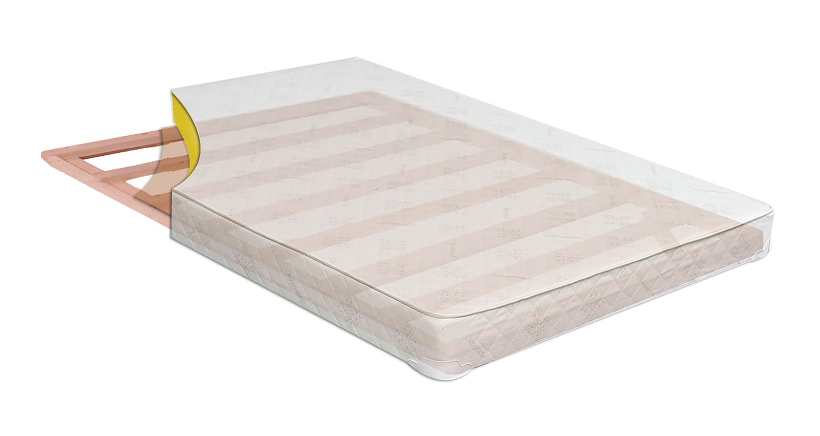 8" Bunkie Board Combo Mattress, Full