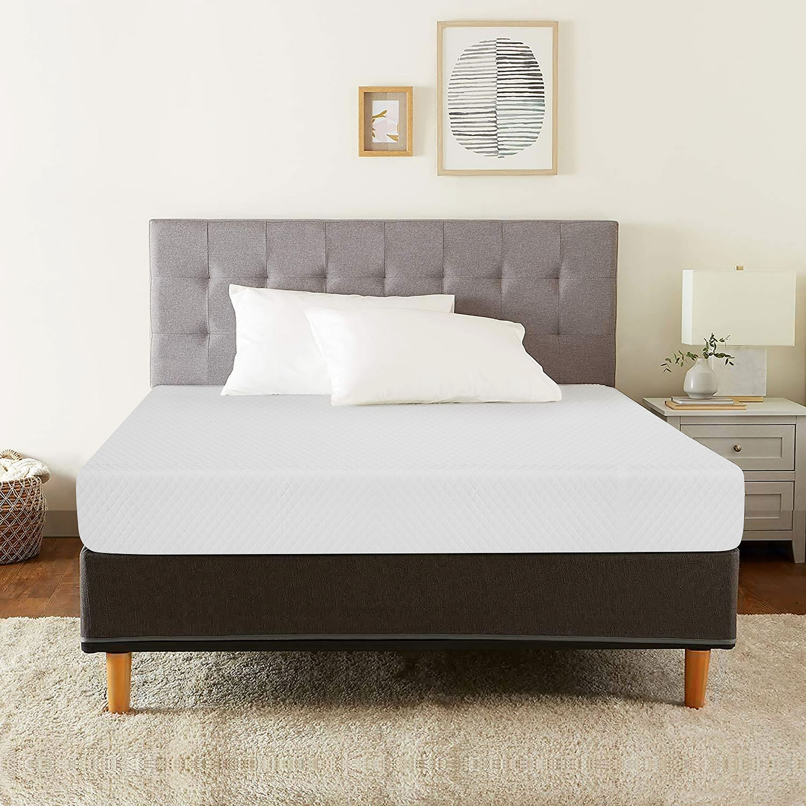8" Queen Memory Foam Mattress (Roll-In-Box)